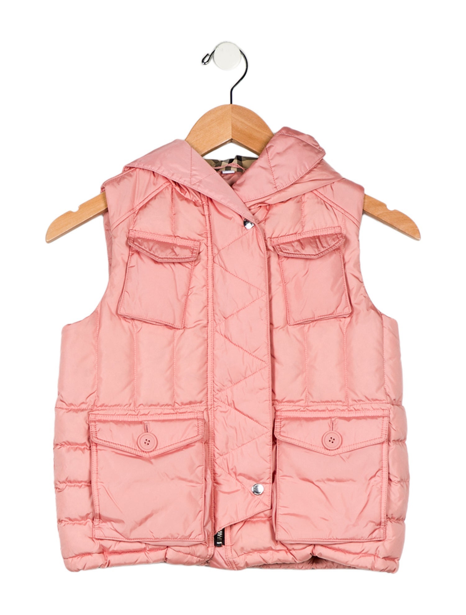 Burberry Toddler Girls' Solid Down Vest