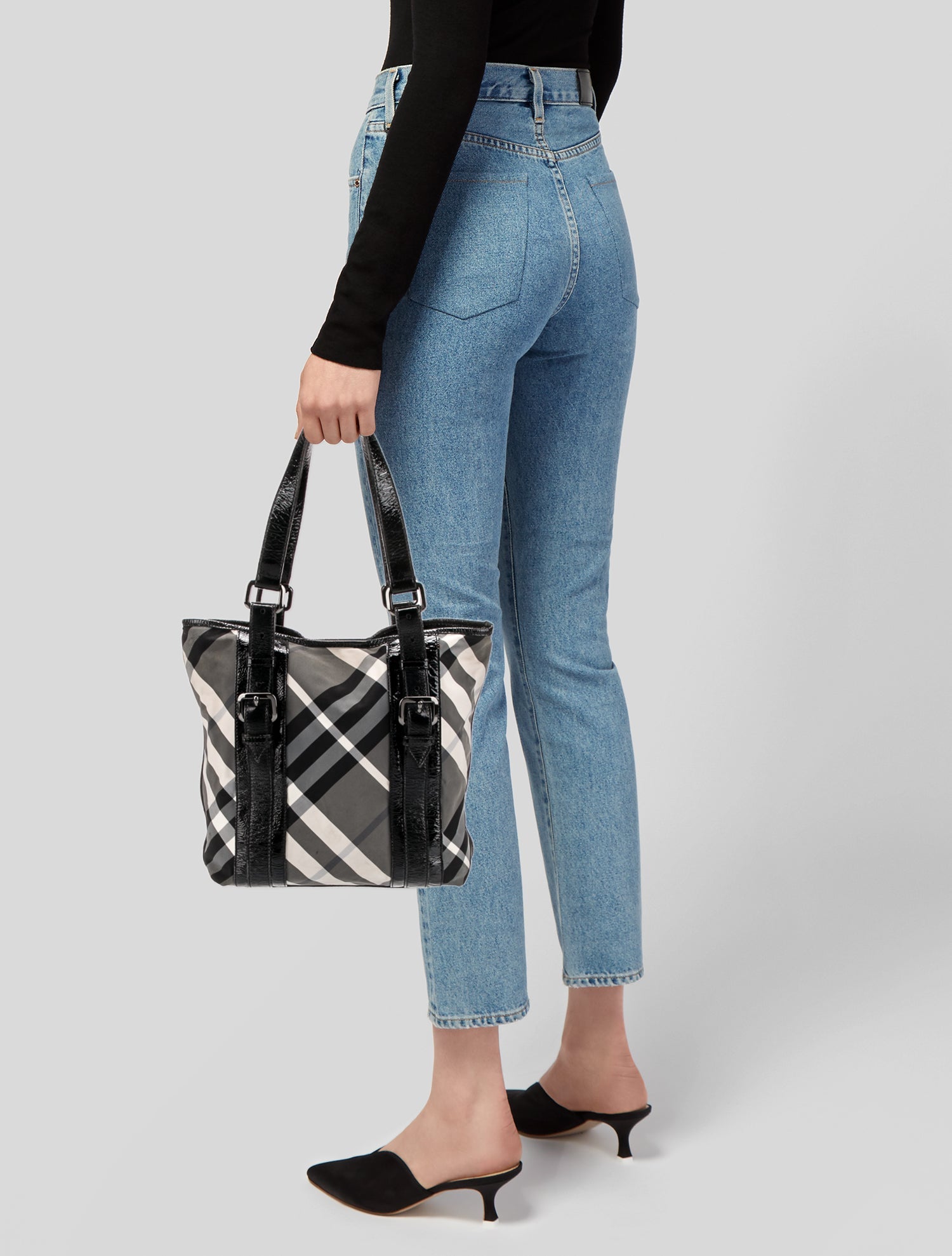 Burberry Beat Check Tote Vintage