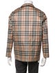 Burberry Plaid Print Blazer