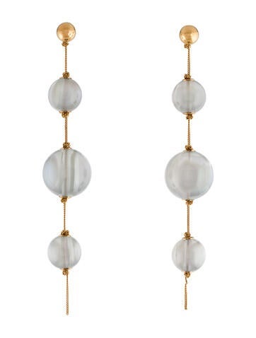 Burberry Drop Marble Ball Earrings