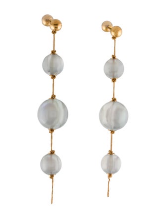 Burberry Marble Ball Drop Earrings