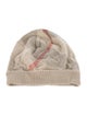 Burberry Toddler Boys' Check Print Cashmere Beanie