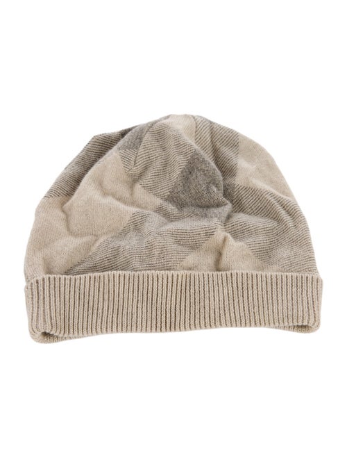 Burberry Toddler Boys' Check Print Cashmere Beanie