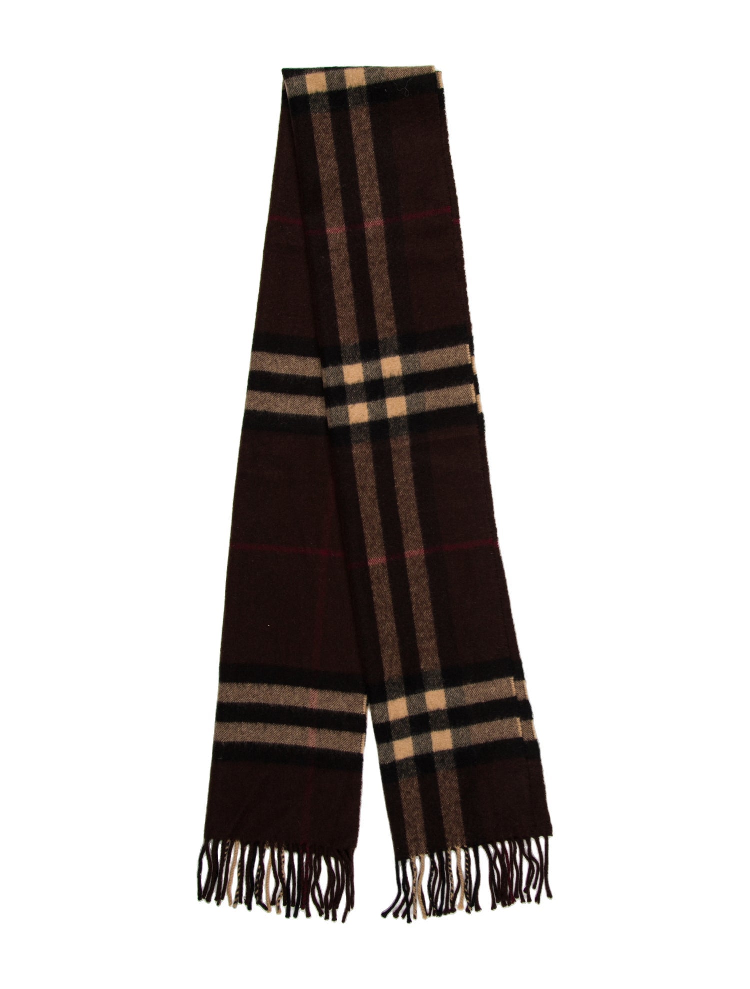 Burberry Cashmere Striped Scarf