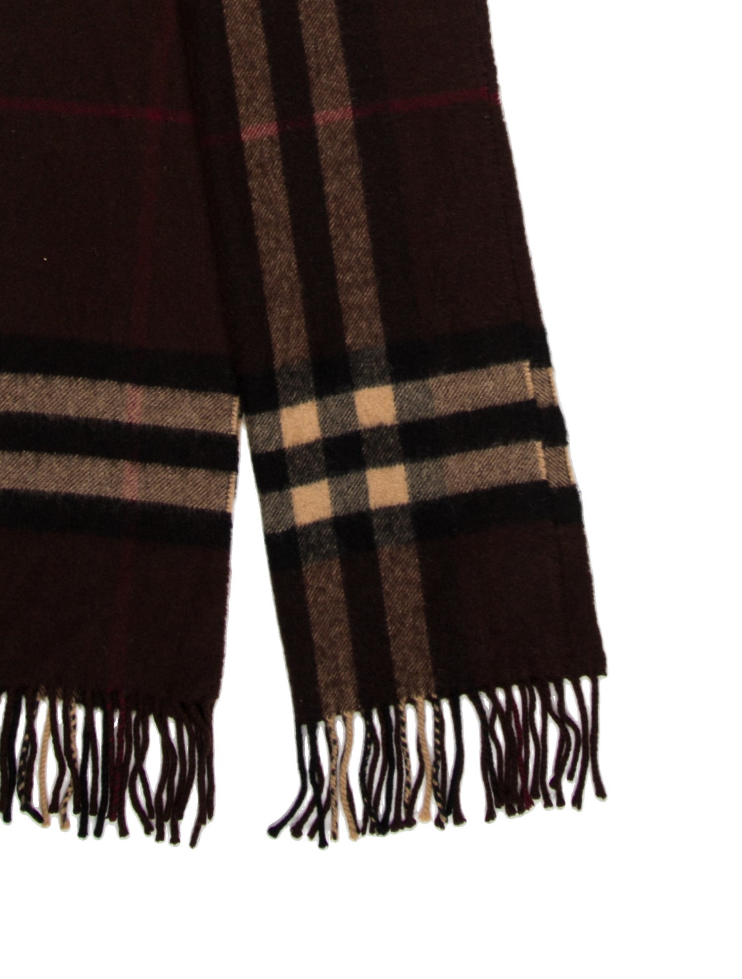 Burberry Cashmere Striped Scarf