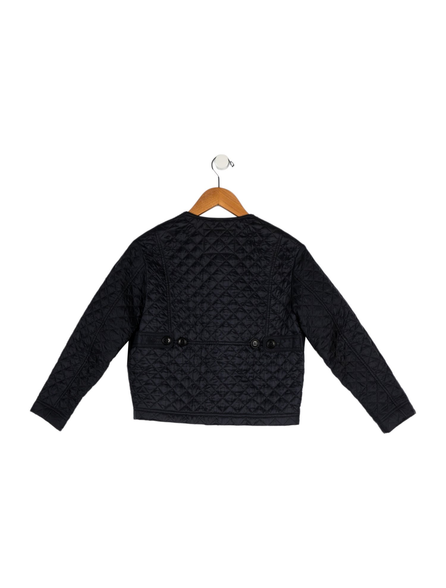 Burberry Girls' Solid Quilted Jacket