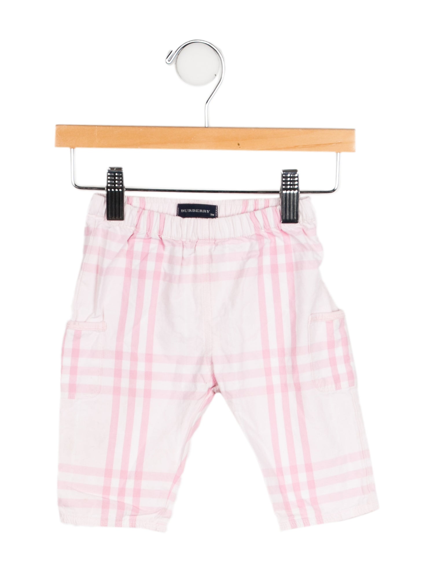 Burberry Infant Girls' Plaid Printed Pants