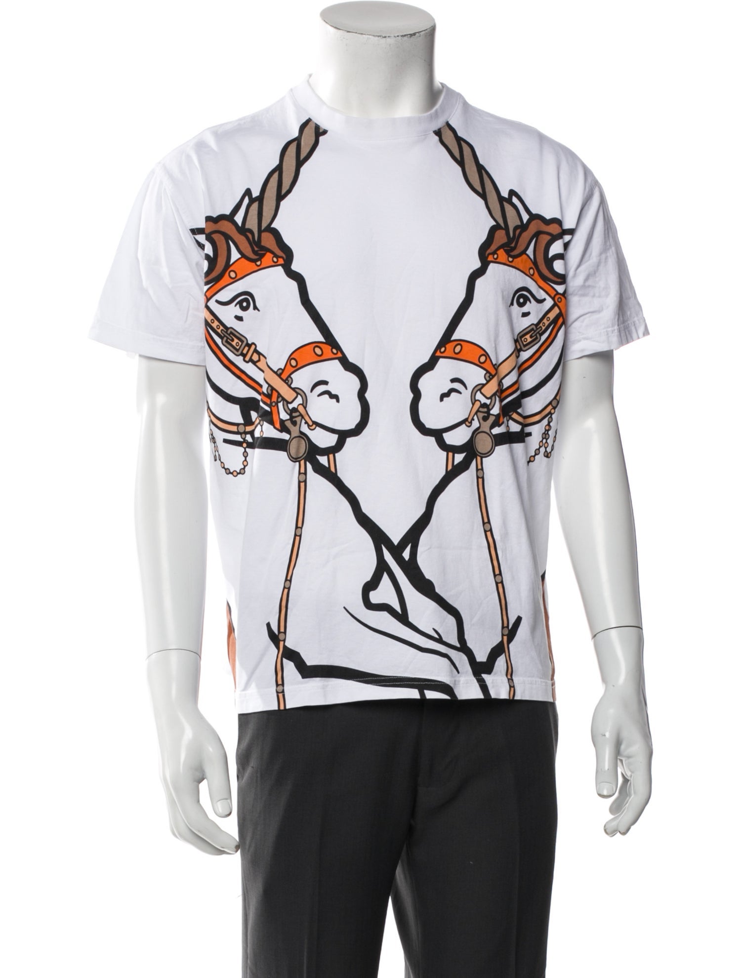 Burberry Graphic Print Crew Neck T-Shirt