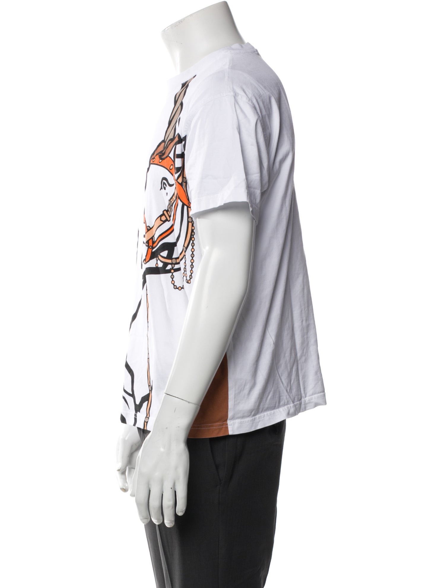 Burberry Graphic Print Crew Neck T-Shirt