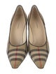 Burberry Canvas Printed Pumps