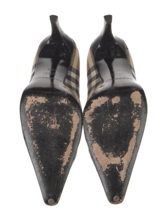 Burberry Canvas Printed Pumps