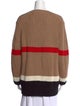 Burberry Striped V-Neck Sweater