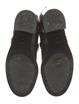 Burberry Leather Printed Boots