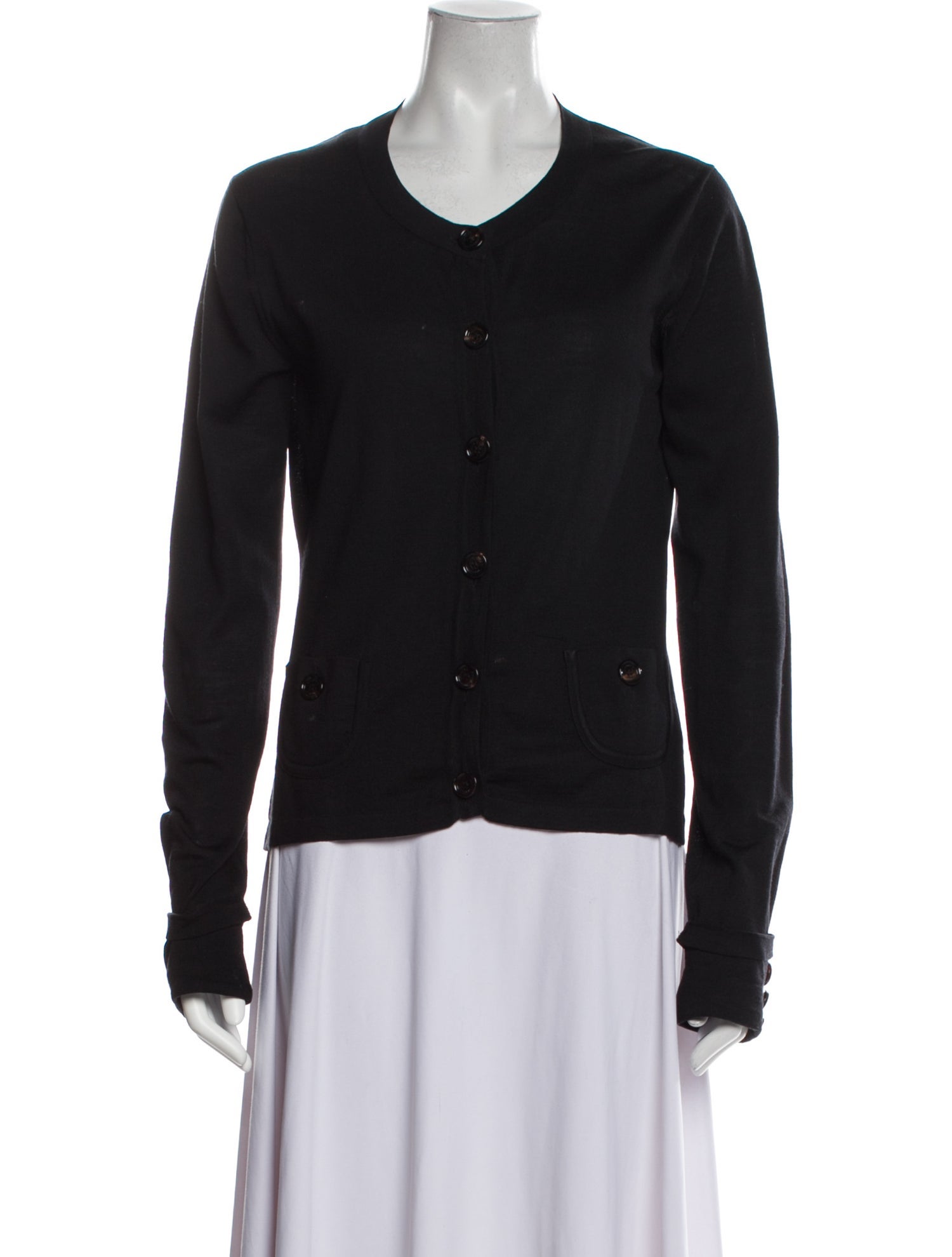 Burberry Wool Scoop Neck Sweater