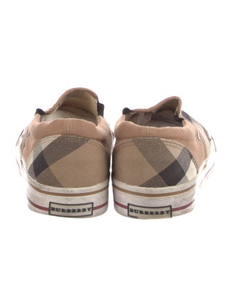 Burberry Canvas Printed Sneakers
