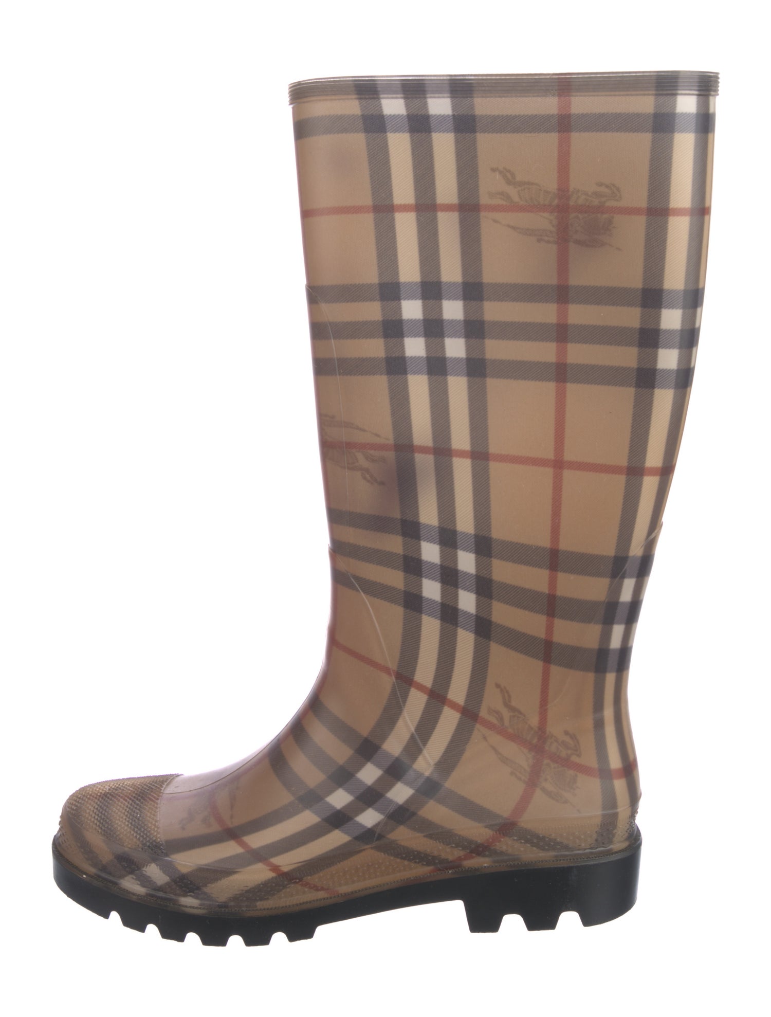 Burberry Rubber Printed Rain Boots