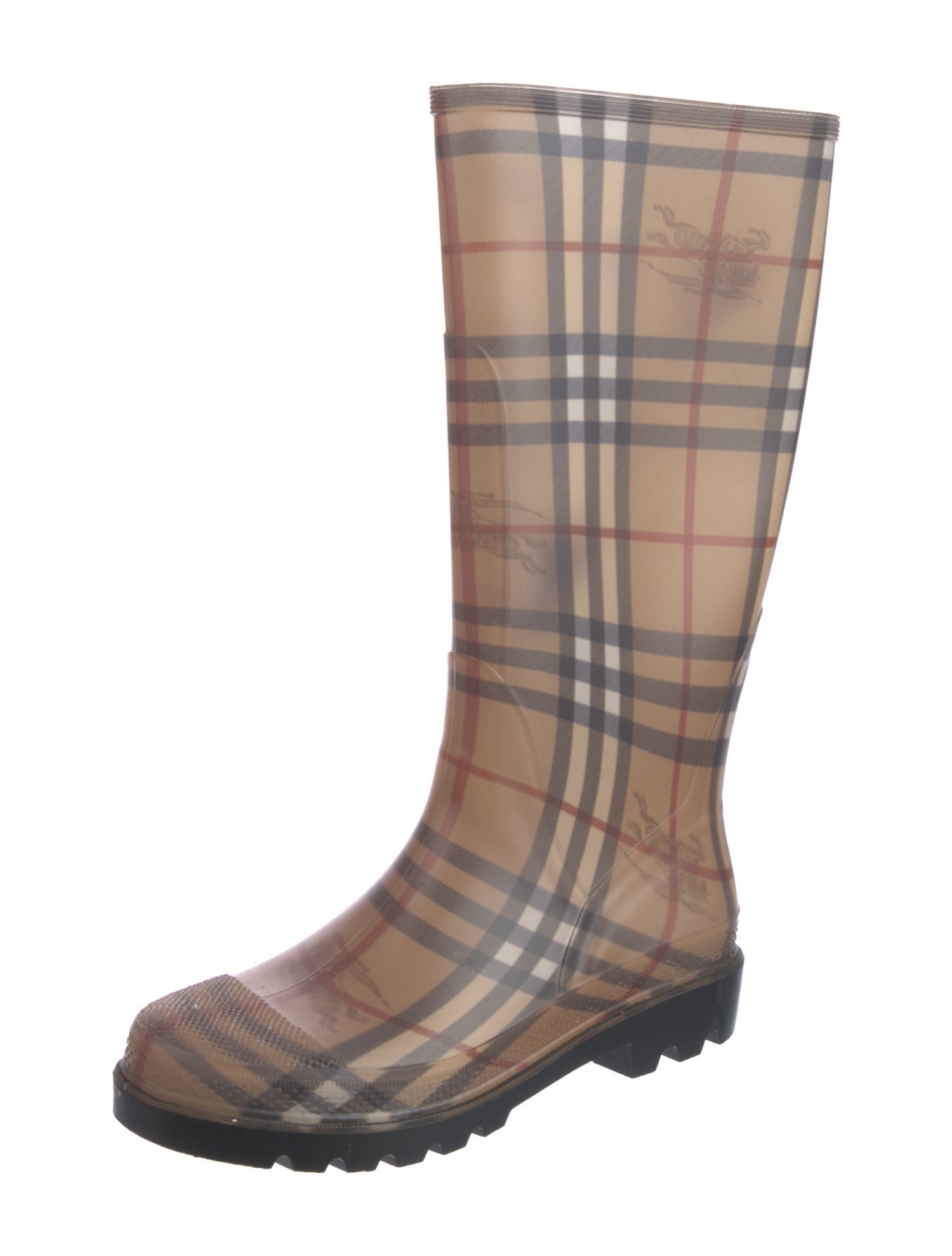Burberry Rubber Printed Rain Boots