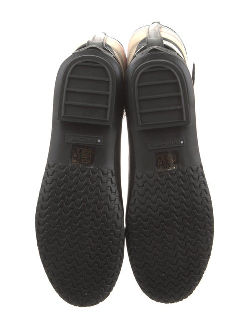 Burberry Rubber Plaid Print Rain Boots