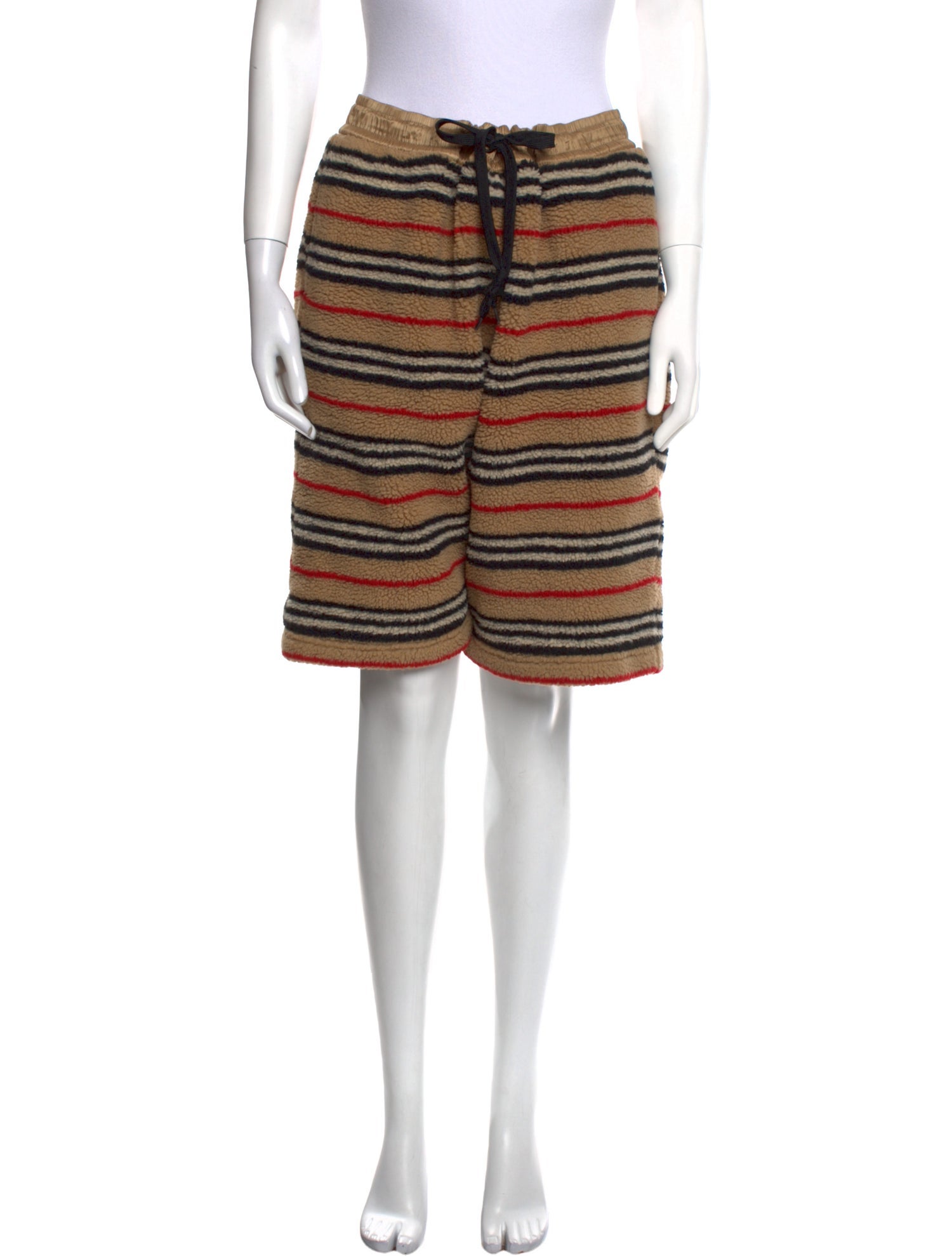 Burberry Striped Knee-Length Shorts