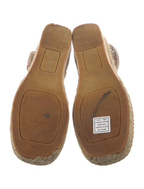 Burberry Canvas Plaid Print Slingback Pumps