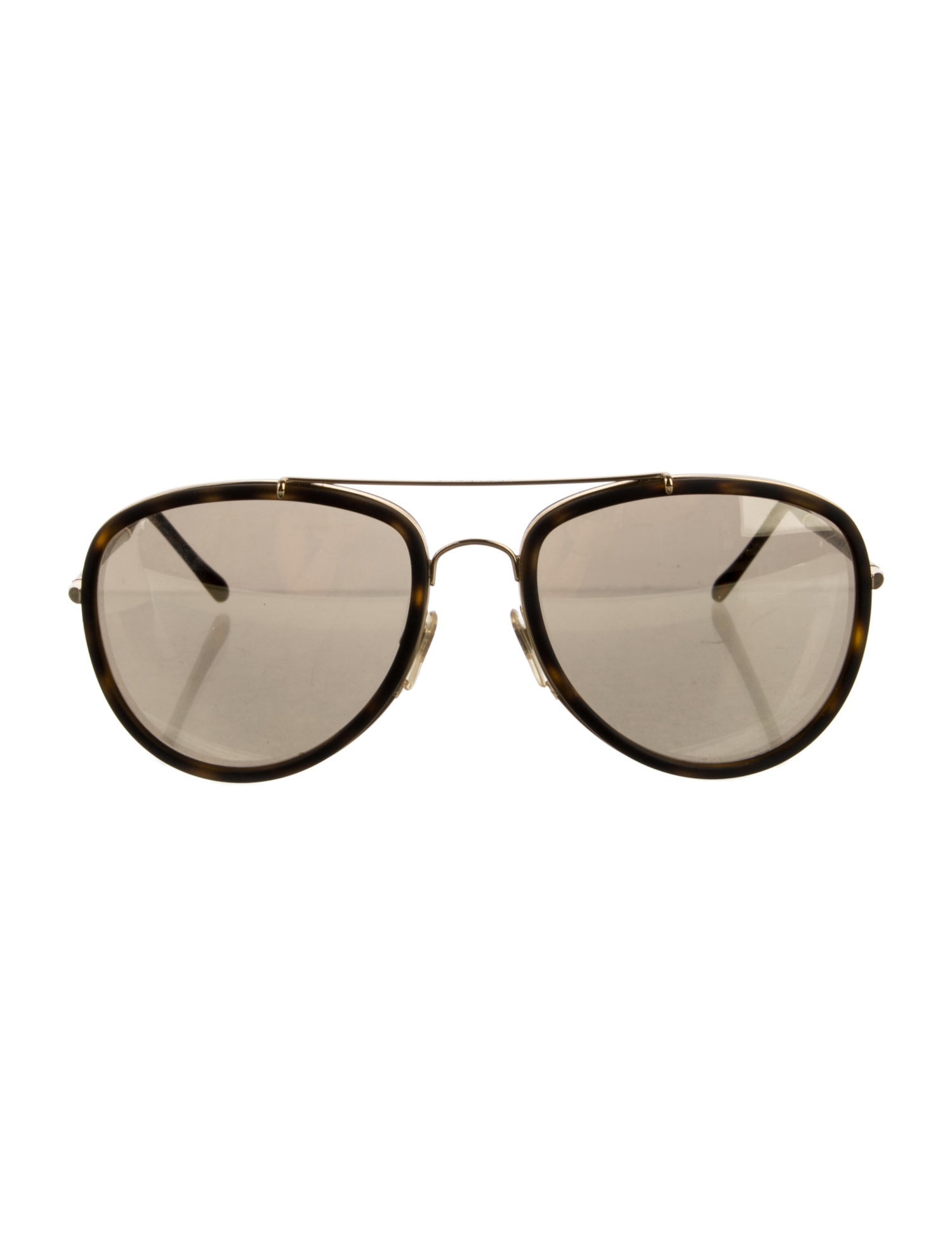 Burberry Aviator Tinted Sunglasses