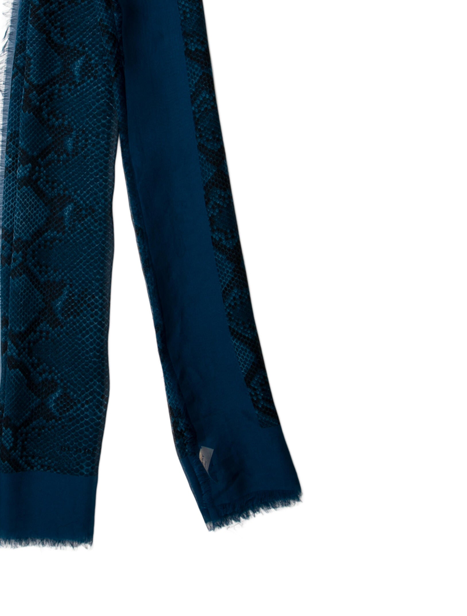 Burberry Lambswool Animal Print Scarf