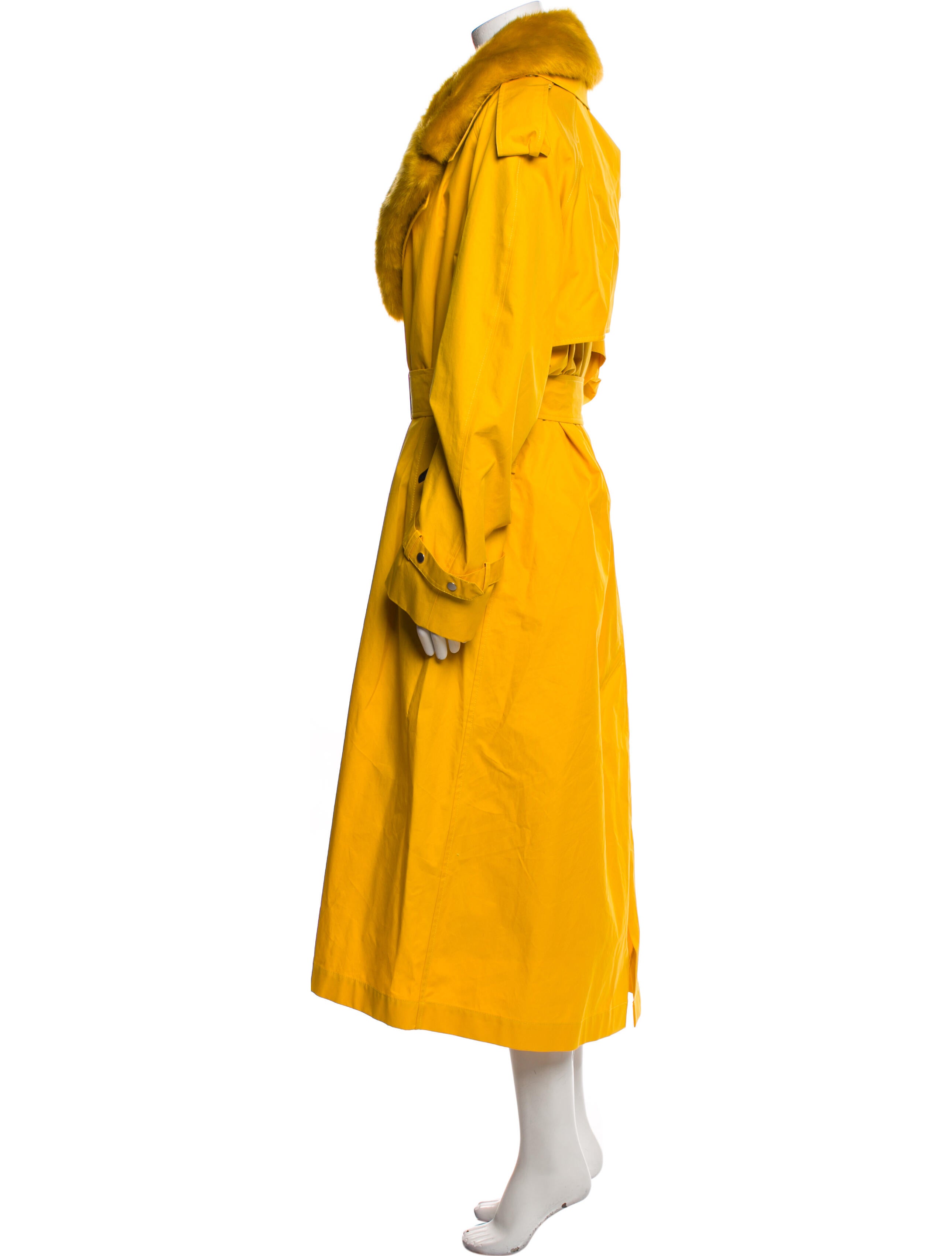 Burberry Faux Fur Coat