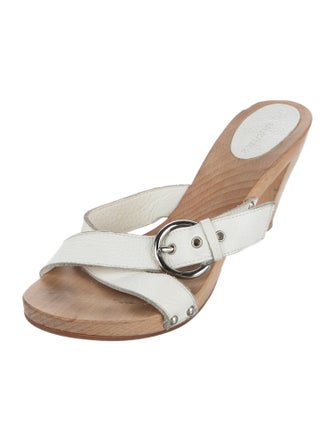 Burberry Leather Slides