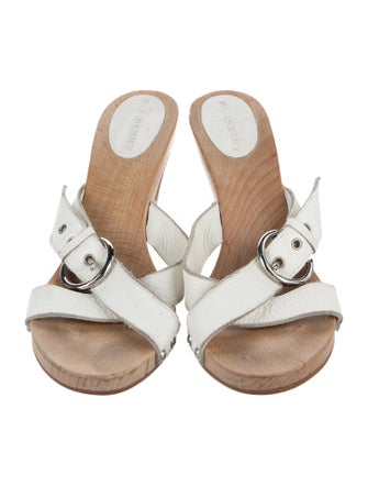 Burberry Leather Slides