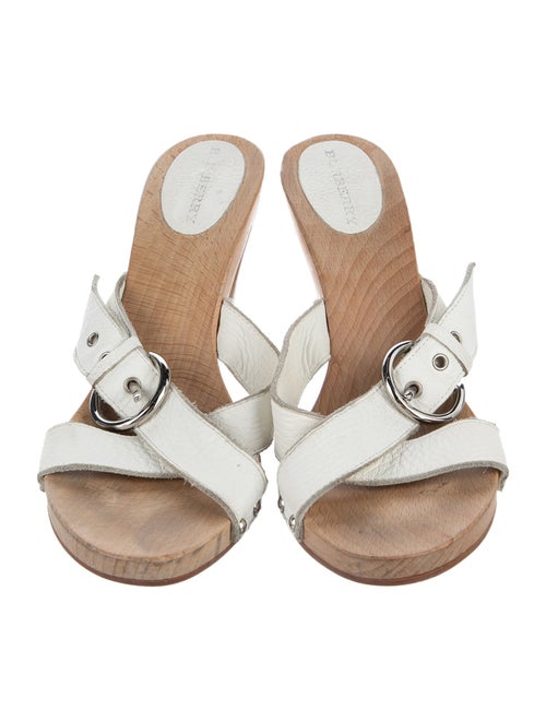 Burberry Leather Slides