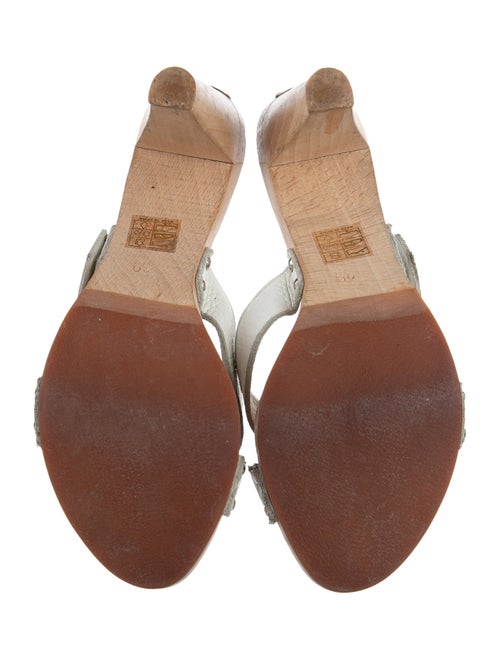 Burberry Leather Slides