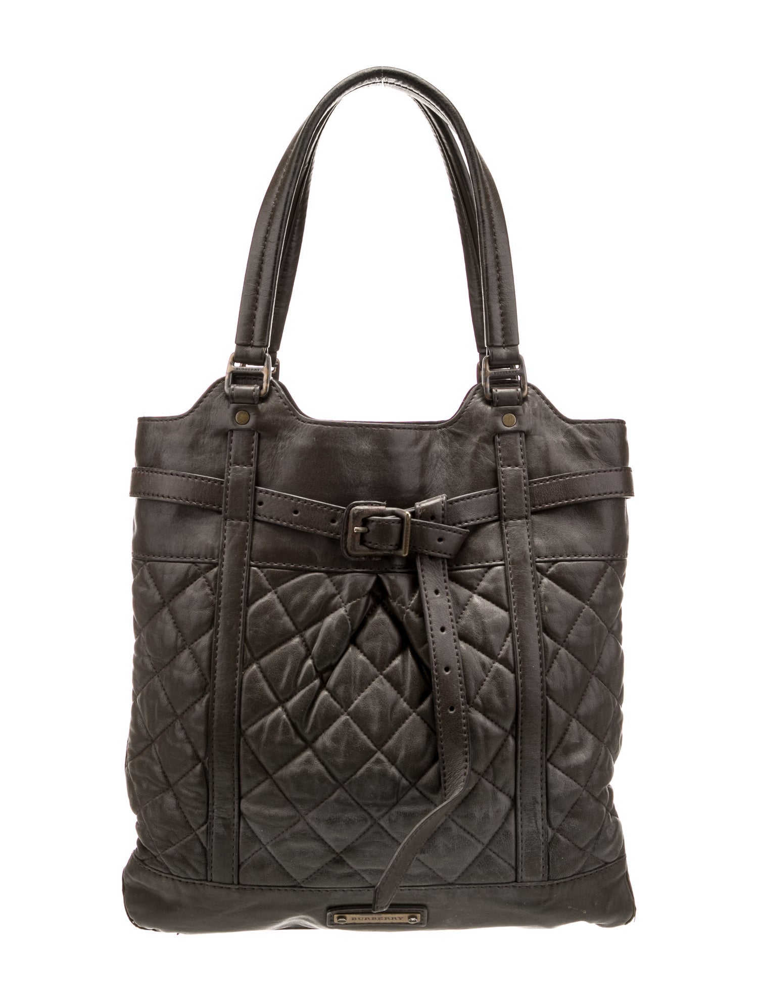 Burberry Smoked Check Shoulder Bag