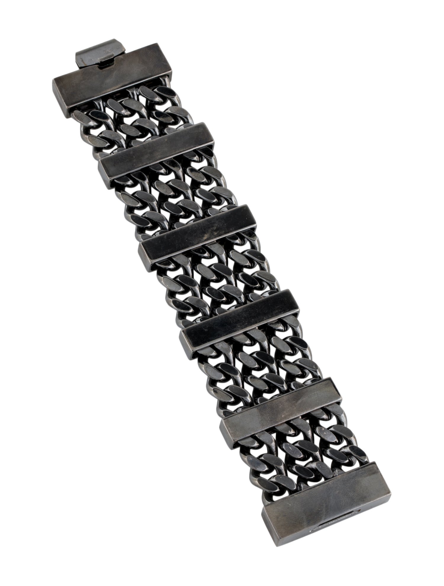 Burberry Wide Curb Chain Link Bracelet