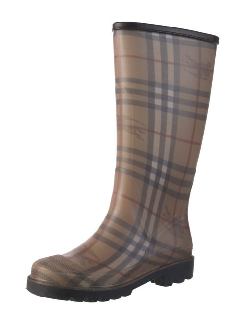 Burberry Rubber Printed Rain Boots
