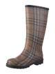 Burberry Rubber Printed Rain Boots