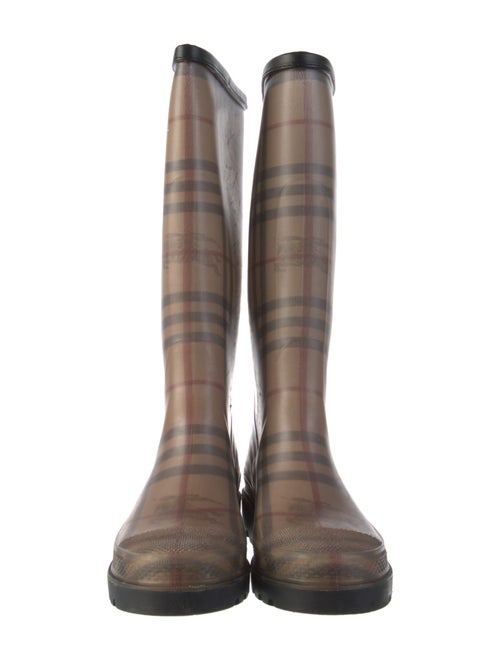 Burberry Rubber Printed Rain Boots