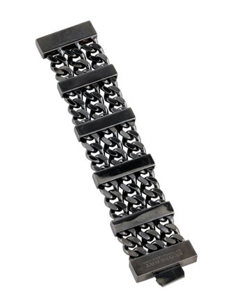 Burberry Wide Curb Chain Link Bracelet