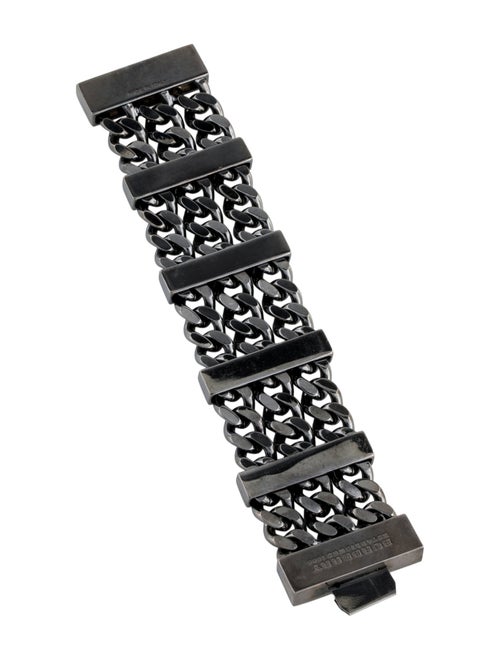 Burberry Wide Curb Chain Link Bracelet