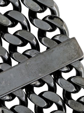 Burberry Wide Curb Chain Link Bracelet