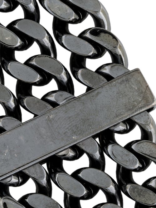 Burberry Wide Curb Chain Link Bracelet