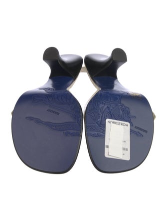 Burberry Leather Slides