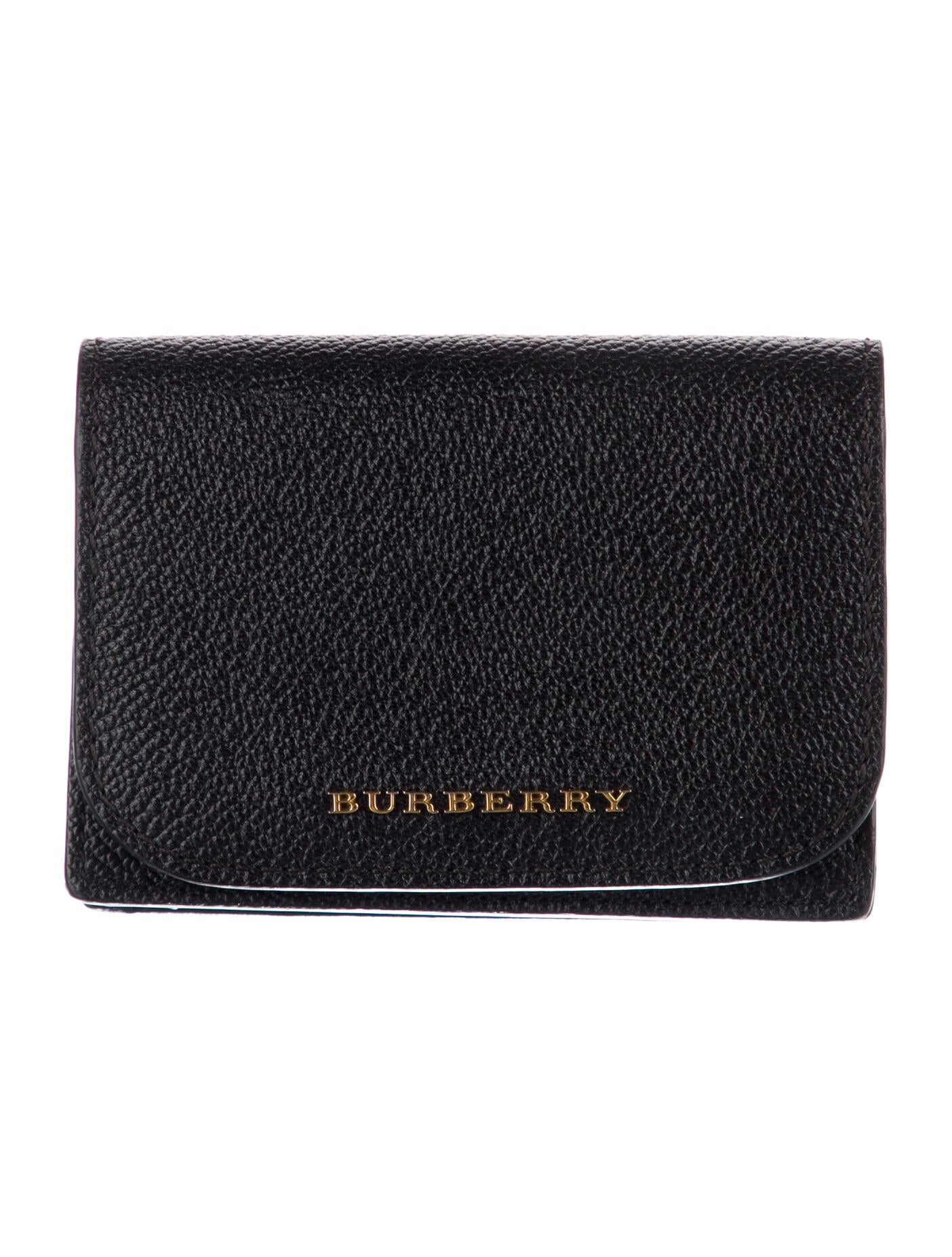 Burberry Leather Printed Coin Pouch