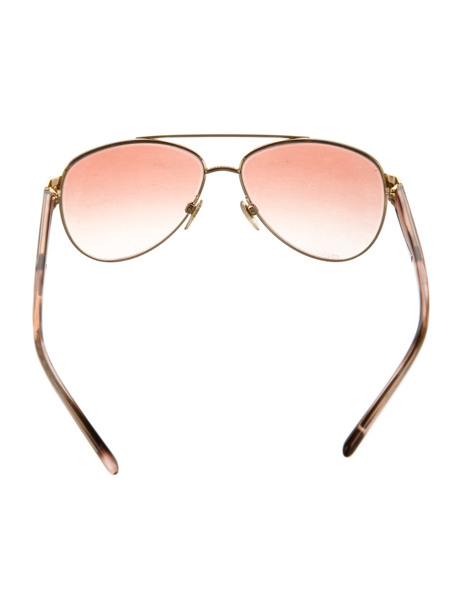 Burberry Aviator Tinted Sunglasses