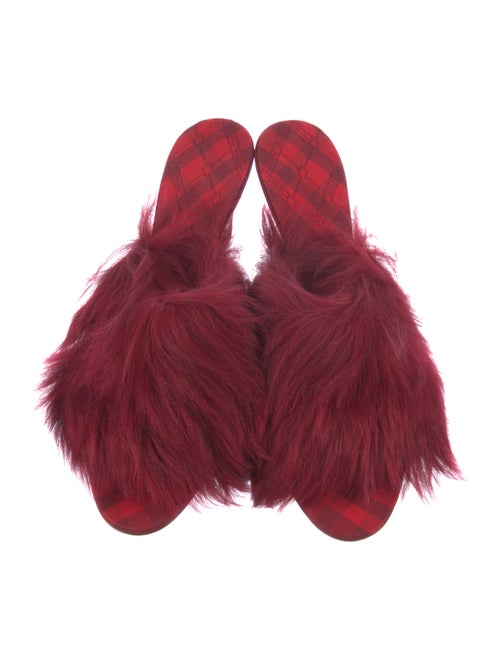 Burberry Fur Slides