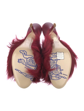 Burberry Fur Slides