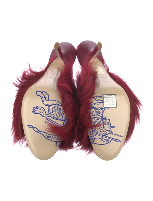 Burberry Fur Slides
