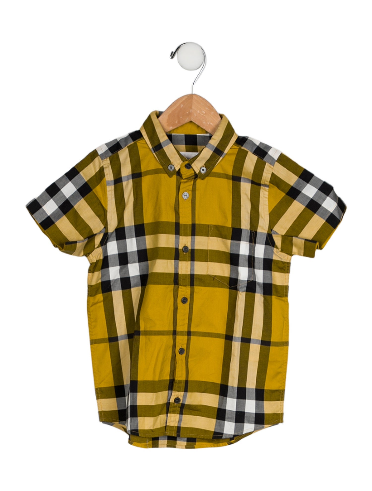 Burberry Toddler Boys' Pattern Printed Button-Up Shirt