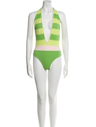 Burberry London Striped One-Piece