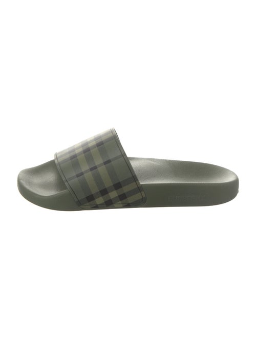 Burberry Nova Check Pattern Rubber Slides