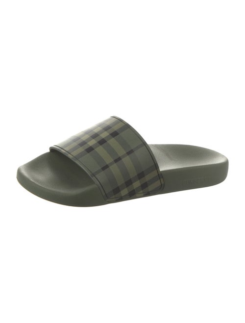 Burberry Nova Check Pattern Rubber Slides